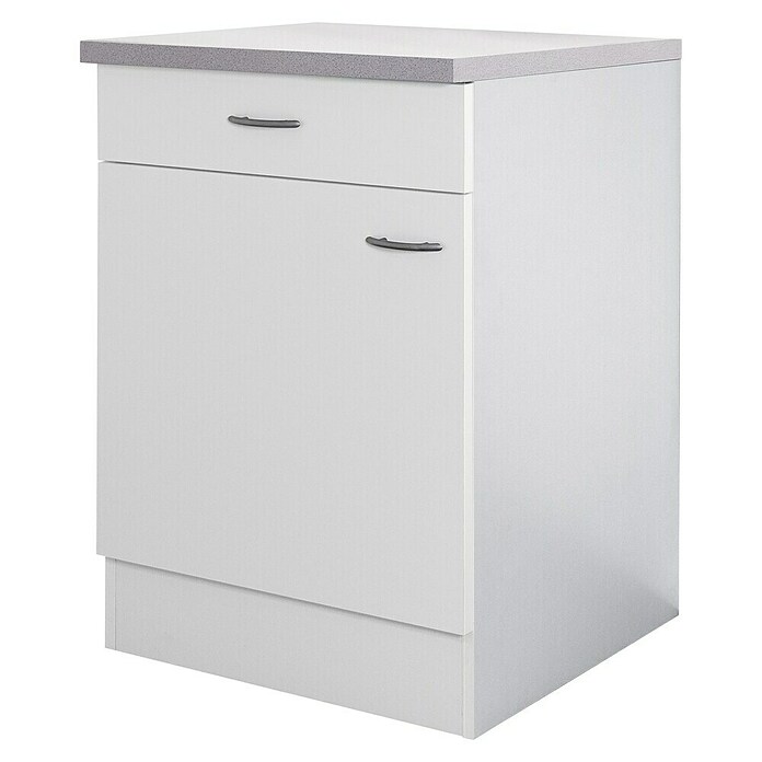 Flex-Well Wito Unterschrank (B x T x H: 60 x 60 x 85 cm, Weiß) | BAUHAUS