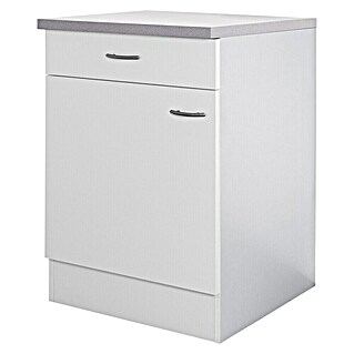 Flex-Well Wito Küchen-Unterschrank (B x T x H: 60 x 60 x 85 cm, Weiß)