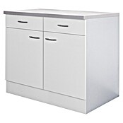 Flex-Well Wito Unterschrank (B x T x H: 100 x 60 x 85 cm, Weiß) | BAUHAUS