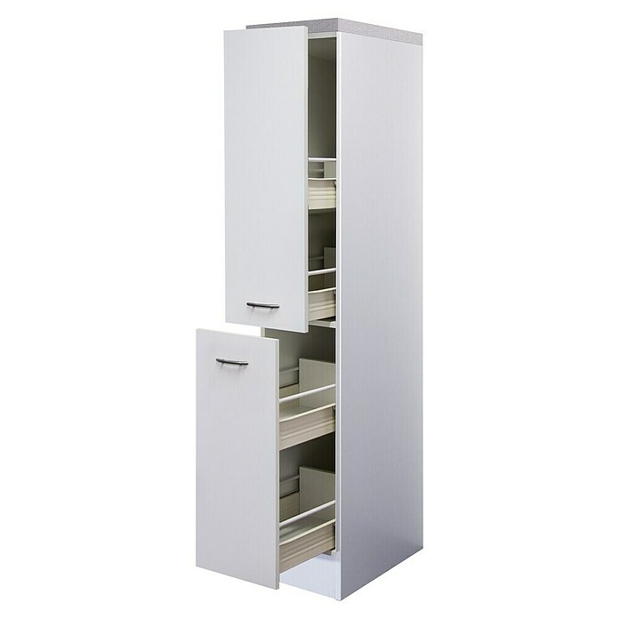 Flex-Well Wito Demi-Apothekerschrank (B x T x H: 60 x 57 x 161 cm, Weiß) | BAUHAUS