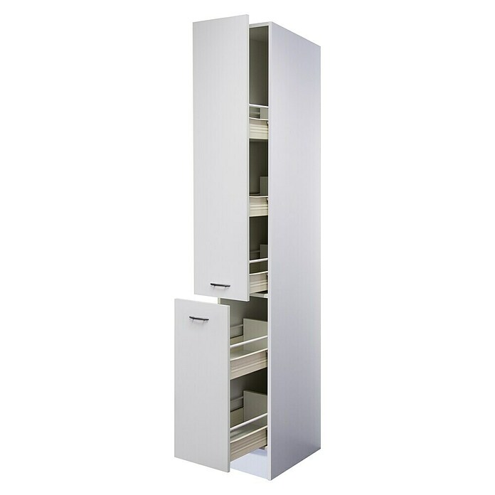 Flex-Well Wito Demi-Apothekerschrank (B x T x H: 30 x 57 x 200 cm, Weiß) | BAUHAUS