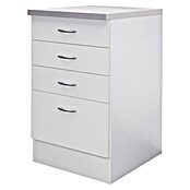 Flex-Well Wito Unterschrank Auszug (B x T x H: 50 x 57 x 85 cm, Weiß) | BAUHAUS