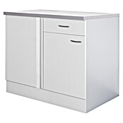 Flex-Well Wito Eck-Unterschrank (B x T x H: 110 x 60 x 85 cm, Weiß) | BAUHAUS