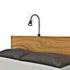 Brilo LED-Wandstrahler (4 W, Schwarz, L x B x H: 5,8 x 21,7 x 40,3 cm)