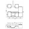 Flex-Well Wito Küchenzeile Typ 1 (Breite: 220 cm, Höhe: 200 cm, Weiß, Mit Elektrogeräten) | BAUHAUS