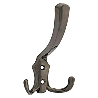Walteco Jashaak Romana I (l x b x h: 125 x 77 x 75 mm, Aantal haken: 3 st., Vernikkeld zwart)