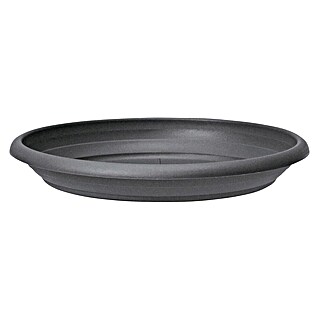 Scheurich Blumentopf-Untersetzer Oliver (Außenmaß (Ø x H): 63 x 9 cm, Kunststoff, Metallic Grey)