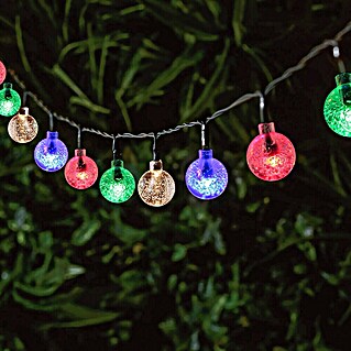 BAUHAUS LED solarni svjetlosni lanac Bubble (U zatvorenom, 6,9 m, Raznobojno)