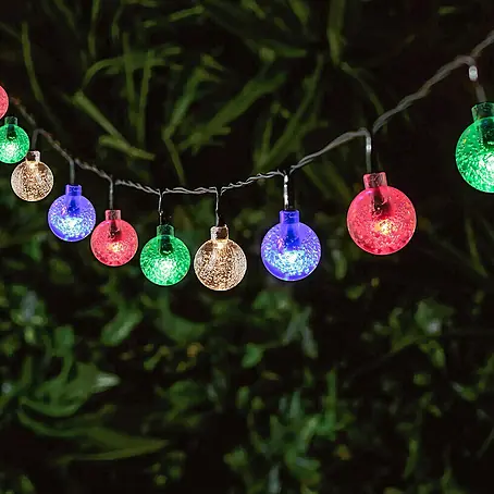 BAUHAUS  LED-Solar-Lichterkette Bubble