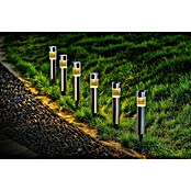 BAUHAUS Set solarnih svjetiljki Mini  (D x Š x V: 4,7 mm x 4,7 cm x 33,5 mm, Srebrna, IP44) | BAUHAUS