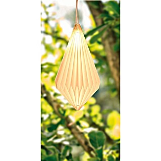 Starlux Solar-Hängeleuchte Laterne (L x B x H: 25 x 25 x 40 cm, Weiß)