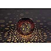BAUHAUS LED-Solar-Dekoleuchte Punkte (Silber-Metallic/ Kupfergold, L x B x H: 20 x 20 x 20 cm) | BAUHAUS