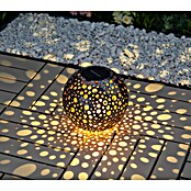 BAUHAUS LED-Solar-Dekoleuchte Punkte (Silber-Metallic/ Kupfergold, L x B x H: 20 x 20 x 20 cm) | BAUHAUS