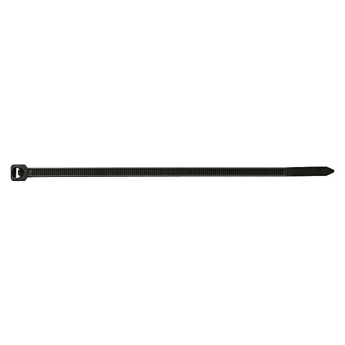 Index Bridas para cables de Nylon - An x L: 48 x 290 mm, Plástico, Negro - Bridas de cable negras para agrupar cables y alambres. Un elemento de fijación fiable y versátil para varias aplicaciones.