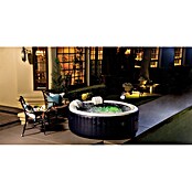 Intex Pure Spa Außen-Whirlpool 77 Bubble Massage (Ø x H: 196 x 71 cm, Kalkschutzsystem 10 W, Laminiertes Vinyl, Navy)