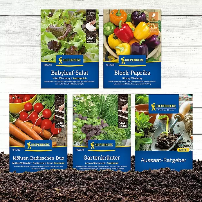Kiepenkerl Saatgut Bundle kunterbuntes Grtnern - Mischung, 6 Stk. online  kaufen bei BAUHAUS