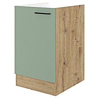 Flex-Well Cara Spülenunterschrank (B x T x H: 50 x 57 x 82 cm, Grün)