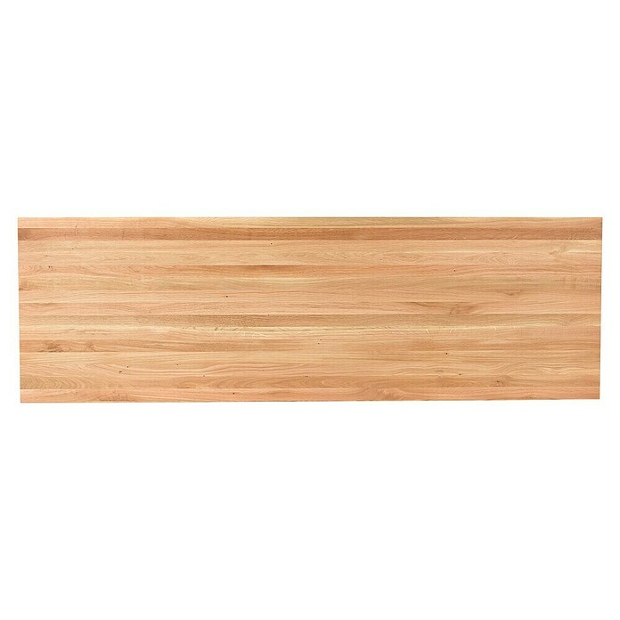Exclusivholz Delovna plošča Rustic  (Hrast, 200 x 63,5 x 2,6 cm) | 5378 - Arbeitsplatten massiv ohne Zuschnitt | GDDF - Arbeitsplatten | GDD - Zuschnitt/KST/Umleimer | GD - Zuschnitt | G - Holz/Bauelem | BAUHAUS