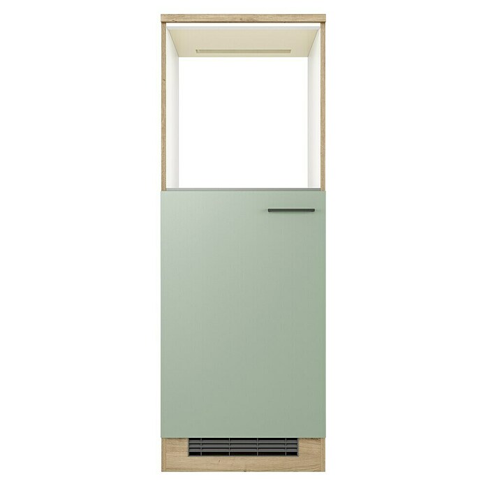 Flex-Well Cara Kühlumbauschrank (B x T x H: 60 x 57 x 168,5 cm, Grün) | BAUHAUS
