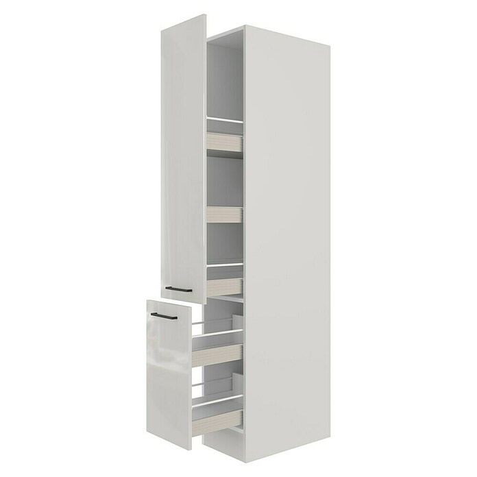 Flex-Well Lund Apotheker-Hochschrank (B x T x H: 30 x 57 x 200 cm, Lichtgrau) | BAUHAUS