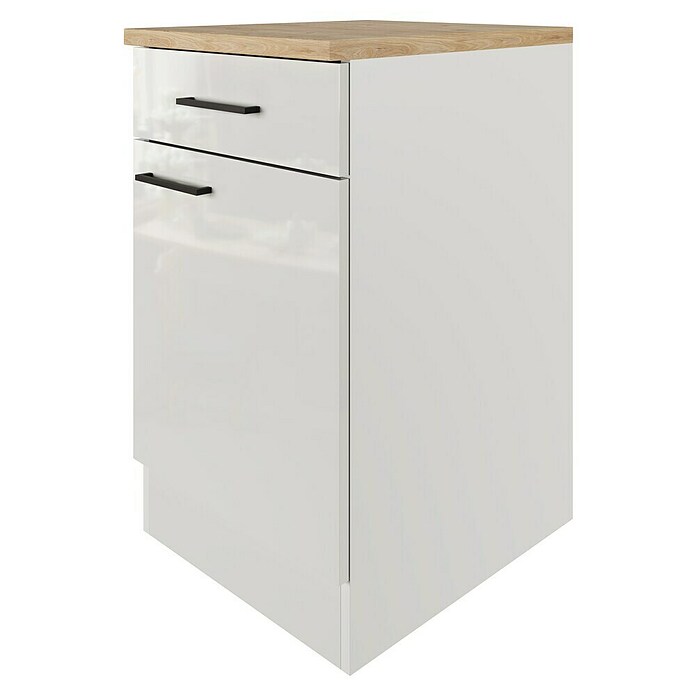Flex-Well Lund Unterschrank (B x T x H: 50 x 60 x 85 cm, Lichtgrau) | BAUHAUS