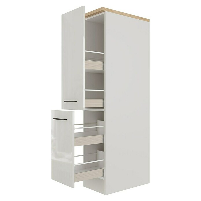 Flex-Well Lund Demi-Apothekerschrank (B x T x H: 30 x 57 x 169 cm, Lichtgrau) | BAUHAUS