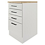 Flex-Well Lund Unterschrank Schubkasten (B x T x H: 50 x 60 x 85 cm, Lichtgrau) | BAUHAUS