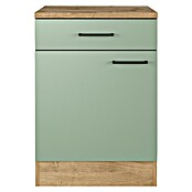 Flex-Well Cara Küchen-Unterschrank (B x T x H: 60 x 60 x 85 cm, Grün) | BAUHAUS