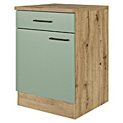 Flex-Well Cara Küchen-Unterschrank (B x T x H: 60 x 60 x 85 cm, Grün) | BAUHAUS