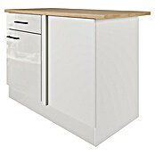 Flex-Well Lund Küchen-Eck-Unterschrank (B x T x H: 110 x 60 x 85 cm, Lichtgrau) | BAUHAUS