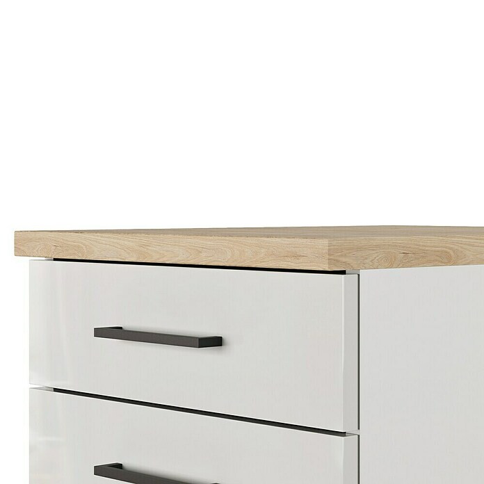 Flex-Well Lund Unterschrank Schubkasten (B x T x H: 50 x 60 x 85 cm, Lichtgrau) | BAUHAUS