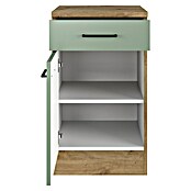 Flex-Well Cara Unterschrank (B x T x H: 50 x 60 x 85 cm, Grün) | BAUHAUS