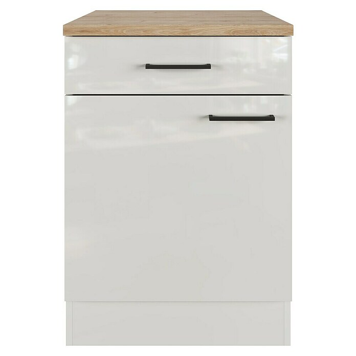 Flex-Well Lund Unterschrank (B x T x H: 60 x 60 x 85 cm, Lichtgrau) | BAUHAUS