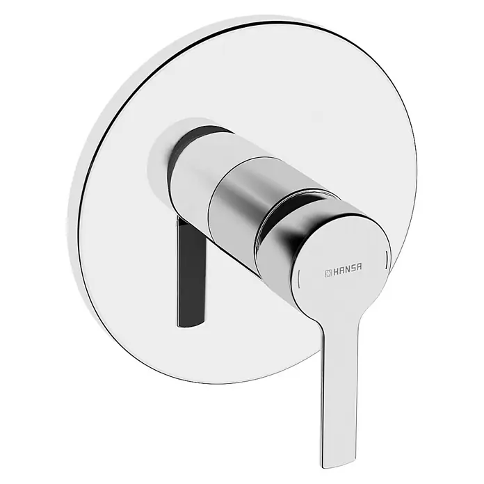 Hansa Ronda UP-Brausearmatur - Chrom, Glänzend, Rund - Einhandmischer für Dusche mit runder Rosette und Hebelgriff von HANSA, ideal für moderne Badezimmer. Hochwertige Verarbeitung und elegantes Design.