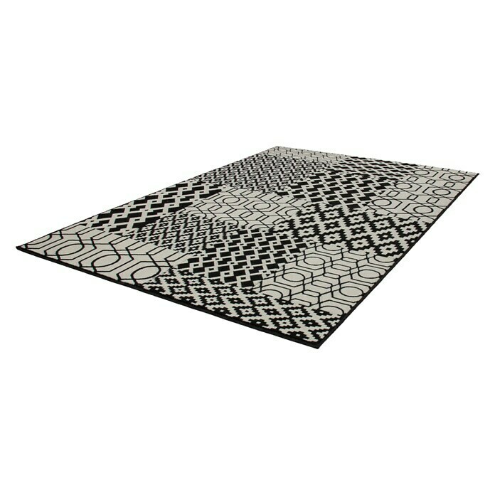 Kayoom Kurzflorteppich Lina 300 (Schwarz, 290 x 200 cm)