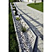 Rasenkante (Grau, 100 x 30 x 5 cm, Beton)