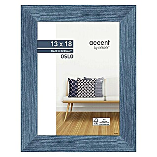 Accent Holzrahmen Oslo (13 x 18 cm, Blau)