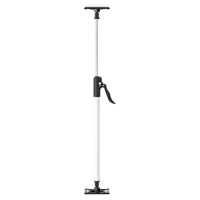 Schnellspann Deckenstützen & Türspanner Montagestütze - Spreizweite: 67 cm - 100 cm - Die höhenverstellbare Stütze ist ein vielseitiges Werkzeug für Bau- und Renovierungsarbeiten, mit robusten Fußplatten und einem stabilen Verriegelungsmechanismus.