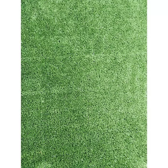 Césped artificial Jardín - 5 x 1 m, Altura del pelo: 10 mm, 70.800 puntadas/m² - Césped artificial verde vibrante, mostrando su textura densa y uniforme.