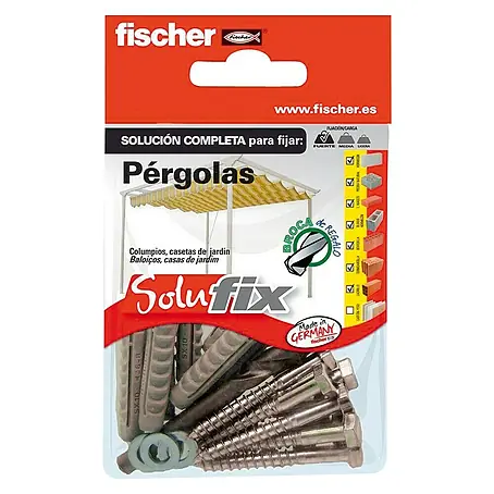 Fischer Solufix Set de fijación para pérgolas