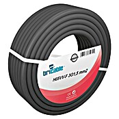Bricable Cable eléctrico H05VV-F3G1,5 (H05VV-F3G1,5, 25 m, Negro)