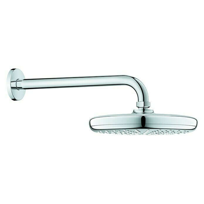 Grohe Tempesta Kopfbrausen-SetDurchmesser: 21 cm, 20 l/min bei 3 bar, Wandmontage, Chrom Right Side View