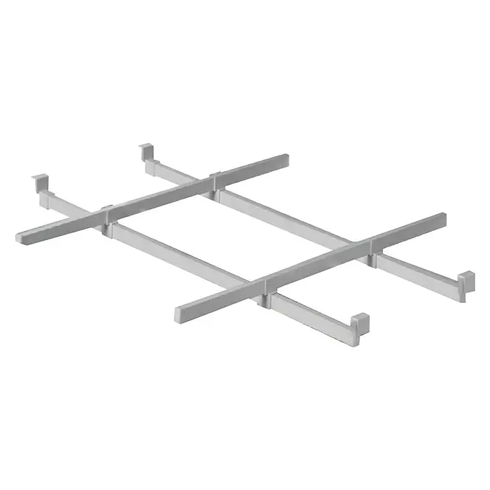 Organizador para cajón de barras Plus - L x An x Al: 52 x 47,6 x 21,2 cm, Específico para: Cajones Modul Box Plus - Sistema de rejilla de techo para la instalación de paneles de techo o elementos de iluminación en espacios interiores.