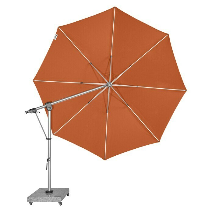 Doppler Expert Pendelschirm (Terracotta, 350 cm)