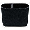 Camargue Zahnputzbecher Stone (10,6 x 6,5 x 14 cm, Polyresin, Anthrazit) | BAUHAUS