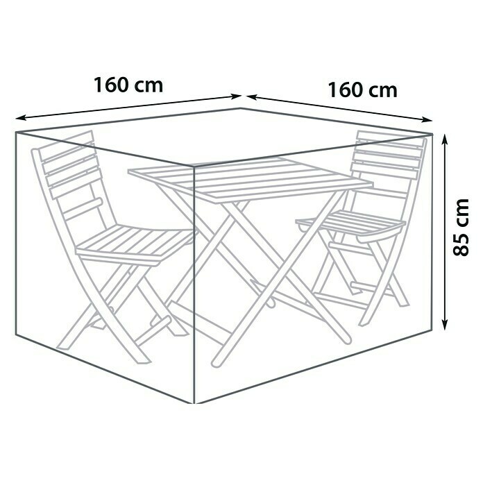 Sunfun Balkon-Set-SchutzhülleØ x H: 160 x 85 cm Unknown