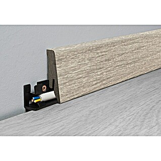 LOGOCLIC Aquaprotect Plint K58 Nature Oak (260 cm x 18 mm x 58 mm, MDF/HDF)