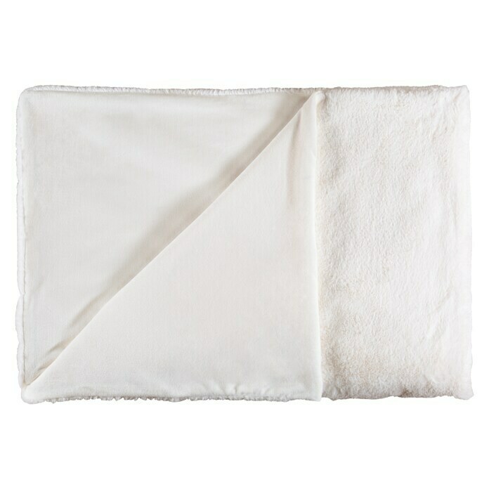 Decke Happy (Elfenbein, 200 x 150 cm, 100 % Polyester)