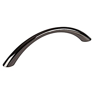 Walteco Meubelgreep Gitka (Gatafstand: 96 mm, Overige, Vernikkeld, zwart gepolijst)