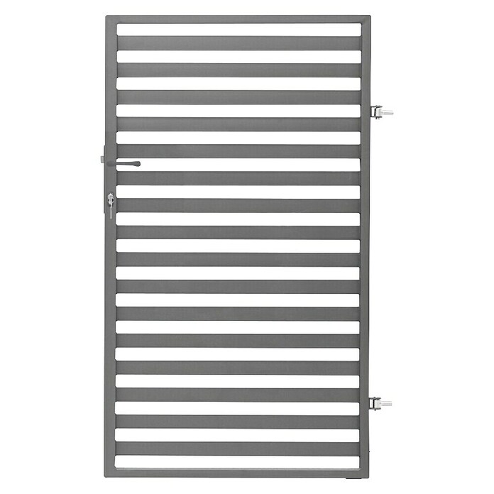 Polbram Kate Gartentor (L x B x H: 90 x 3 x 120 cm, Anthrazit, Stahl, Einzeltor) | BAUHAUS
